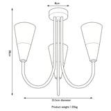John Lewis Lulu 3 arm ceiling light - British product