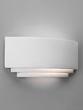 Astro Amalfi ceramic wall light H13cm W32cm (British brand)