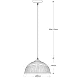 John Lewis ribbed glass pendant light bronze, imported from the UK
