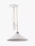 Original BTC Cobb ceiling light with bone china shade (British brand)