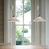 Original BTC Cobb ceiling light with bone china shade (British brand)