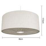 John Lewis ceiling shade natural paper 46cm - British product
