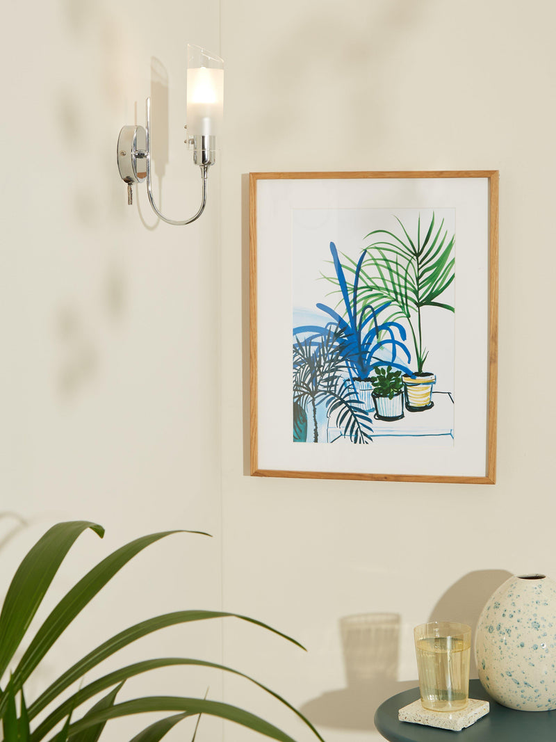 John Lewis Limbo wall light chrome, UK version