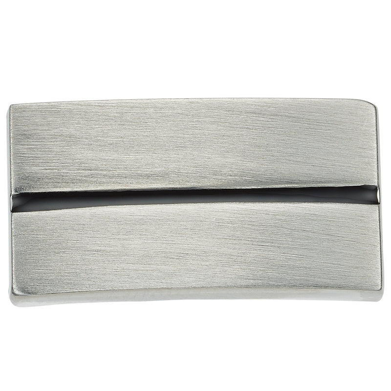 John Lewis striped oblong cufflinks black - British product
