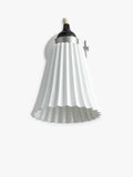 Original BTC Hector Pleat wall light H24cm, imported from the UK
