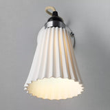 Original BTC Hector Pleat wall light H24cm, imported from the UK