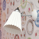 Original BTC Hector Pleat wall light H24cm, imported from the UK