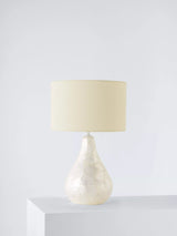 John Lewis John Lewis Pearl Dual-Lit Capiz Shell Table Lamp- Buy online at McGrocer
