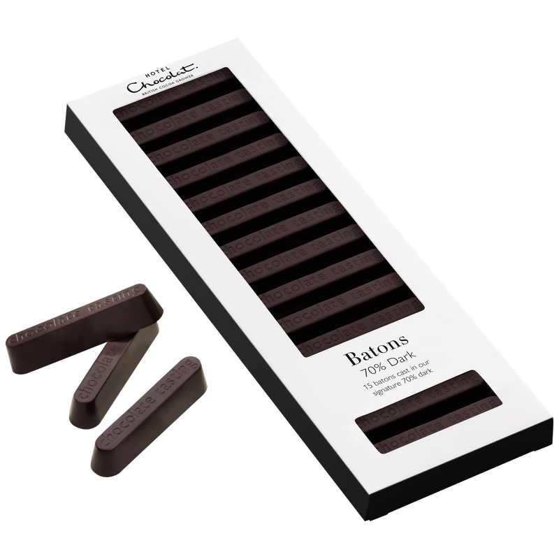 Hotel Chocolat dark chocolate batons 120g, UK version