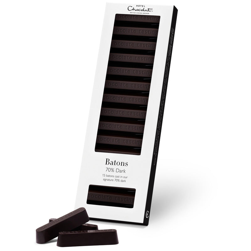 Hotel Chocolat dark chocolate batons 120g, UK version