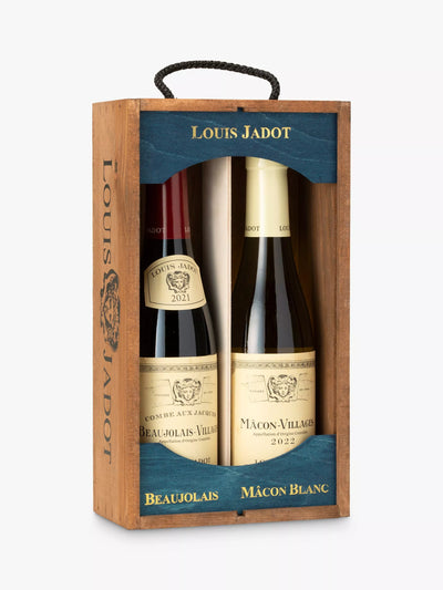 John Lewis Maison Louis Jadot Mâcon Blanc and Beaujolais Duo Wine Set, 2 x 37.5cl- Buy online at McGrocer