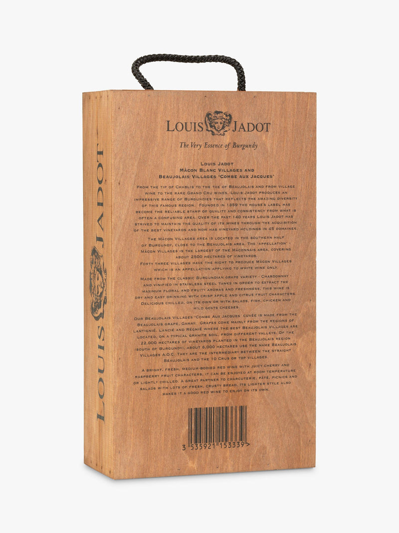 Maison Louis Jadot wine duo, 2 x 37.5cl, imported from the UK