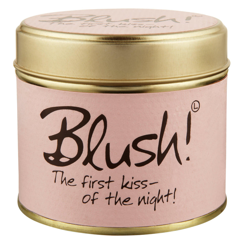 Lily-flame Blush scented tin candle 230g, UK version