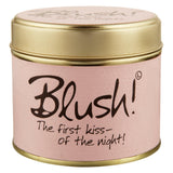 Lily-flame Blush scented tin candle 230g, UK version