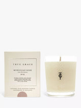 John Lewis True Grace Village Moroccan Rose Classic Scented Candle 190g- Buy online at McGrocer
