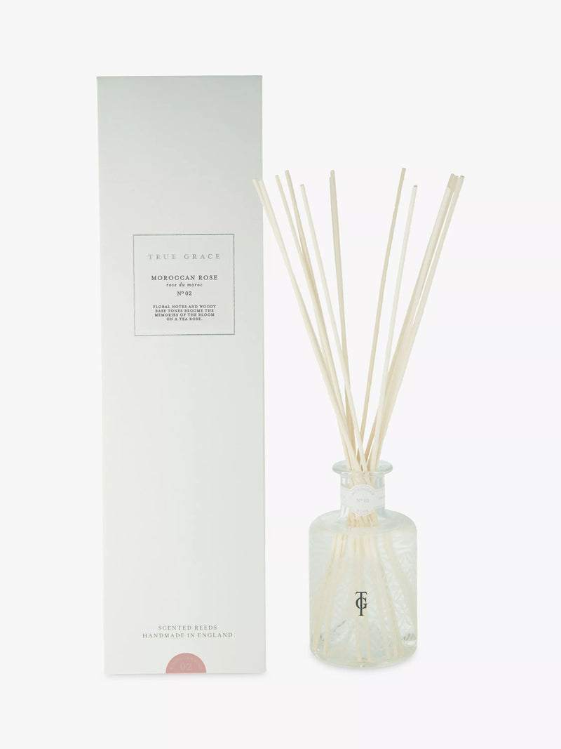 True Grace Moroccan Rose reed diffuser 200ml, UK version