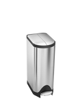 Simplehuman butterfly pedal bin brushed stainless steel 30L (British brand)