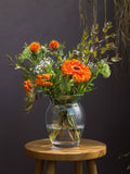 Dartington Crystal Florabundance Tulip Vase, 18.5cm tall, clear crystal - British product