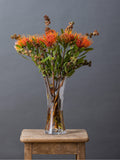Dartington Crystal Florabundance Carnation Vase 26cm Clear - British product
