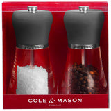 Cole & Mason Napoli salt and pepper mills 12cm (British brand)