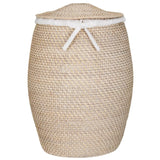 John Lewis rattan laundry basket white, UK version