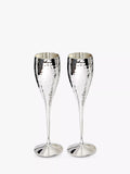 Culinary Concepts hammered champagne flutes set of 2 - British product