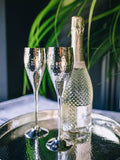 Culinary Concepts hammered champagne flutes set of 2 - British product