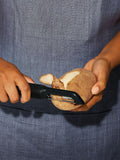 OXO swivel peeler with non-slip grip and potato eyer, imported from the UK