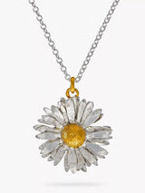 John Lewis Alex Monroe for John Lewis Daisy Pendant Necklace, Silver/Gold- Buy online at McGrocer
