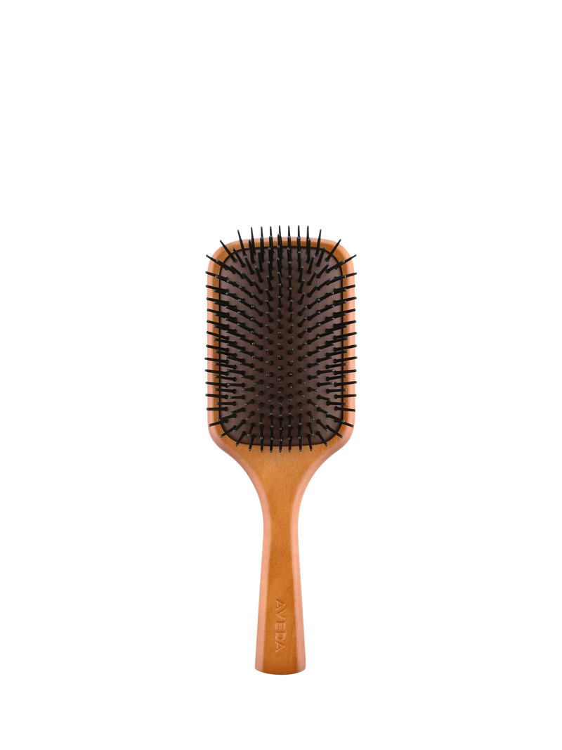 Aveda wooden hair paddle brush for scalp treatments - British product