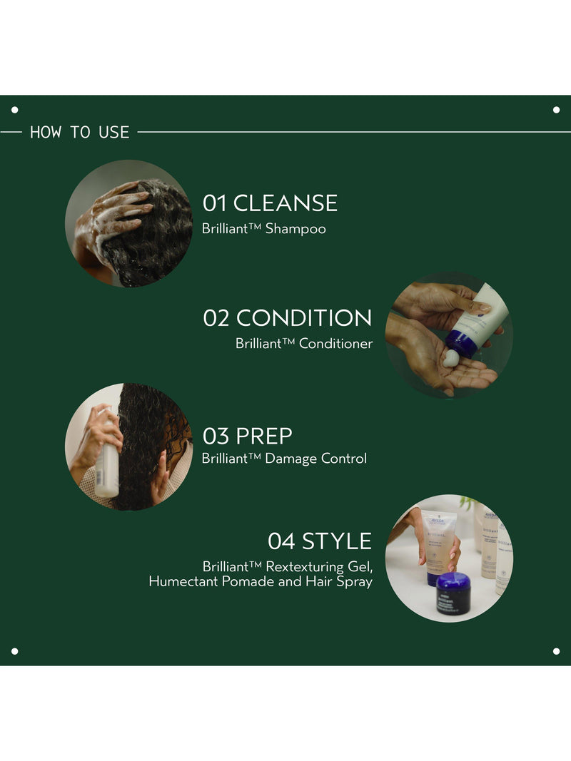 Aveda Brilliant Retexturing hair gel 150ml - British product