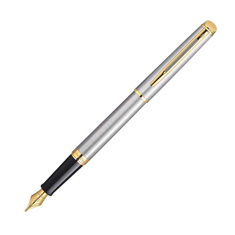Waterman Hémisphère Essential fountain pen silver gold - British product