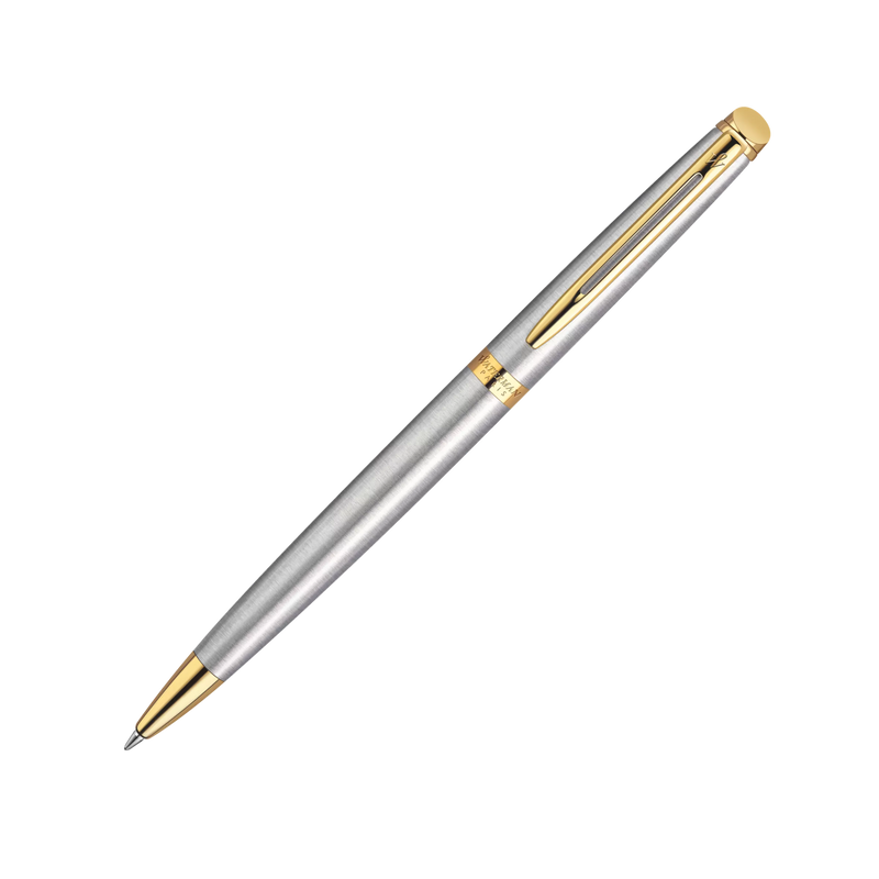 Waterman Hemisphère ballpoint pen silver gold, UK version