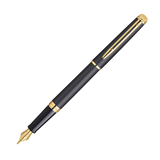 John Lewis Waterman Hémisphère Essential Fountain Pen Matt Black/Gold- Buy online at McGrocer