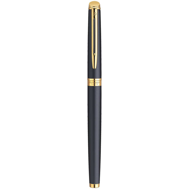 Waterman Hémisphère fountain pen black gold medium nib, imported from the UK