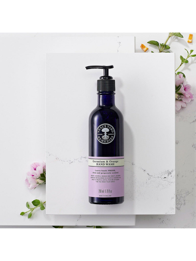 Neal's Yard Remedies hand wash Geranium Orange 200ml (British brand)