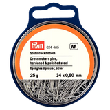 Prym dressmakers pins 34mm 25g tub (British brand)