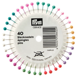 Prym pearl head pins various colours 38mm - British product
