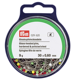 John Lewis Prym Straight Glass-Headed Pins 0.60 x 30 mm 9G Tub- Buy online at McGrocer