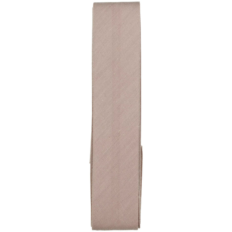 Bias binding 2.5m x 25mm cotton-polyester (British brand)