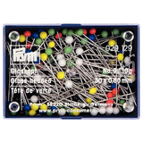 Prym glass headed pins pack of 100, UK version