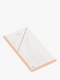 Fiskars transparent acrylic ruler for quilting 15x30cm, UK version