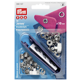John Lewis Prym Brass Jersey Ring Top Press Fasteners, Silver, 10mm- Buy online at McGrocer
