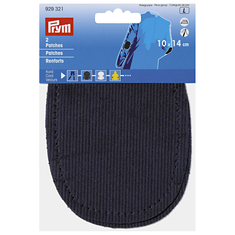 Prym Iron-On Cord Patches (2 Pack)