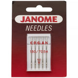 Janome sewing needles assorted pack of 5, UK version