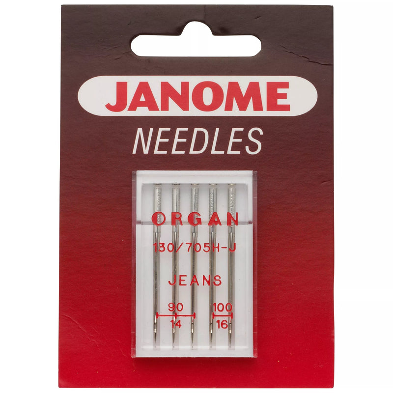 Janome denim needles pack of 5 (British brand)