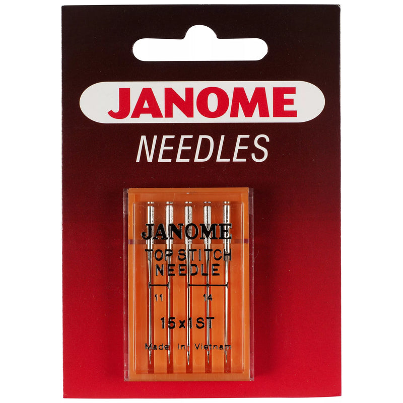 Janome needles 11mm 14mm pack of 5 - British product