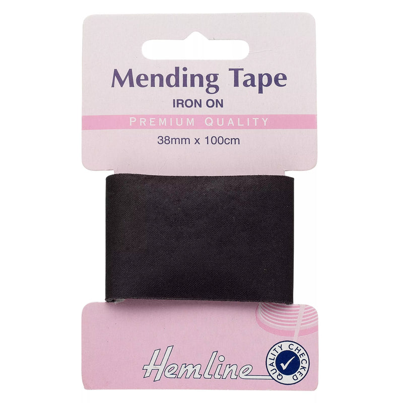 Hemline iron-on mending tape 38mm x 100cm, imported from the UK