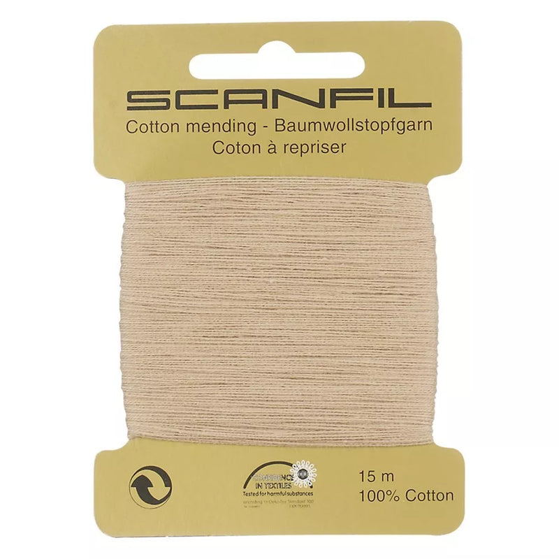 Scanfil mending cotton 15m 100% cotton thread - British product