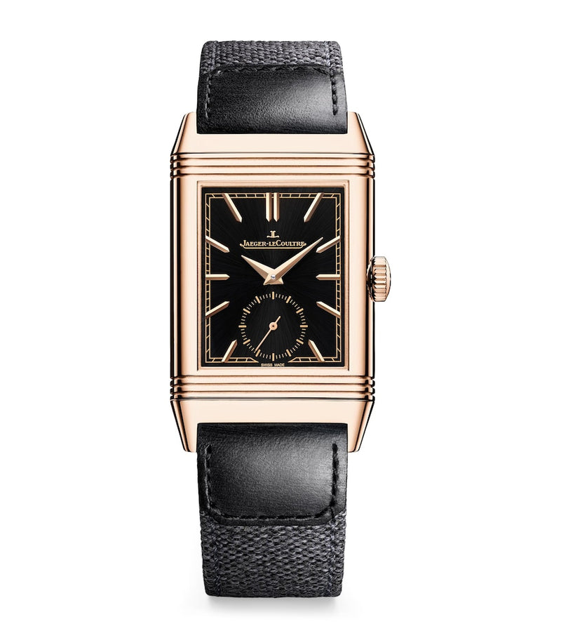Jaeger-LeCoultre Reverso Tribute Small Seconds rose gold watch 27.4mm (British brand)